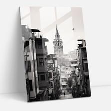 Popcas Galata Kulesi Cam Tablo Sanatı - Galata Kulesi Büyüklük Modern Sanat Ev Dekorasyonu
