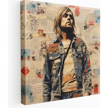 Popcas Kurt Cobain Cam Tablo - Sözleri Anlamlı Ev Dekorasyonu