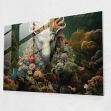 Popcas Efsanevi Ormanı Mitolojik Yaratıklar Cam Tablosu - Mitoloji Cam Tablo Efsanevi Ormanı Mitolojik Yaratıklar Duvar Dekorasyonu