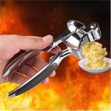 Lüks Metal Sarımsak Zencefil Ezici