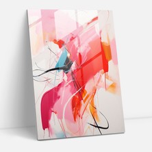 Popcas Oppenheimer Cam Tablo - Ifade Edici Soyutlama - Oppenheimer Spontane Soyut Ifade Sanatı