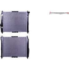 Chevrolet Kalos Aveo 1.2-1.4 8V 03 ve Sonrası Uyumlu Su Radyatörü Brazıng At 480X413X16 (Sımyı) 2113664-00