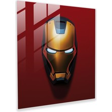 Popcas Marvel Iron Man Cam Tablo - Modern Sanat Minimalist Demir Adam