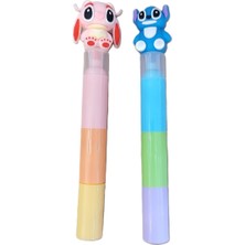 2 Adet Stitch Figürlü 3 Renkli Fosforlu Kalem AD68511