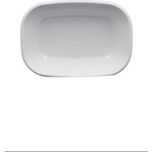 17 cm Melamin Kare Kayı Tabak ROYALEKS-054