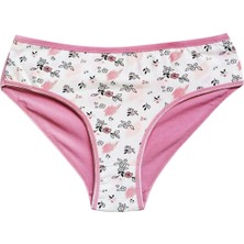 Pamuklu Geniş Kenarlı Likralı Desenli Bato Kadın Külot Desen 5