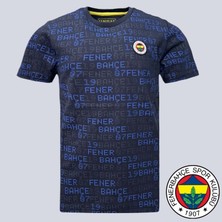 Fenerbahçe S.K. 25/26 Sezon Tribün Tişört Lacivert 5 - 6 Yaş Fb 1907 Pattern