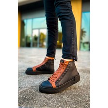 CH167 - Gst Blazer Erkek Bot Sıyah/taba