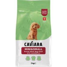 Caviara Kuzulu Mini & Küçük Irk Yetişkin Köpek Maması 2 kg
