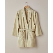 Bubble Pamuk Bornoz L-Xl Açık Yeşil