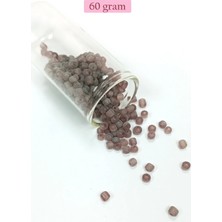 Dökme Cam Kum Boncuk Büyük Boy (6/0) 4 mm - 60 Gram - Şeffaf Gri - BNC141