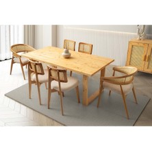 Yuvaset Home Mobilgen (Sadece Masa) Naturel Asrın Masa