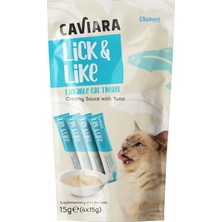 Caviara Lick&like Ton Balıklı Sıvı Ödül Maması 4X15 gr