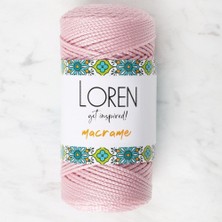 Loren Macrame Toz Pembe El Örgü İpi - Rm 072 - 34343