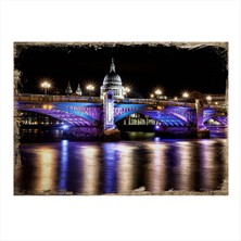 Bedeko Işıklı Şehir Mdf Tablo 25 cm x 35 cm