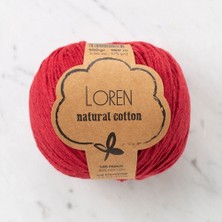 Loren Natural Cotton Vişne Çürüğü El Örgü İpi - R099 - 33912
