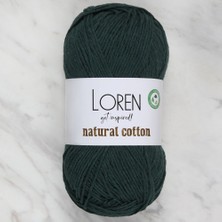 Loren Natural Cotton Yeşil El Örgü İpi - R073
