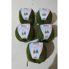 Cotton Amugurimi Ipi Yeşil 5 Adet Color : 39
