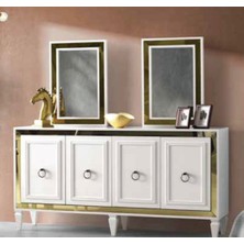 Aby Ekru - Gold Beykoz Konsol