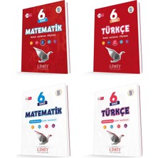 Limit 2026 6. Sınıf Matematik + Türkçe Konu Anlatım + Soru Seti 4 Kitap Güncel Müfredat