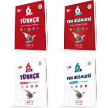 Limit 2026 6. Sınıf Türkçe + Fen Bilimleri Konu Anlatım + Soru Seti 4 Kitap Güncel Müfredat