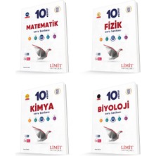 Limit 2026 10. Sınıf Matematik + Fizik + Kimya + Biyoloji Soru Seti 4 Kitap Güncel Müfredat