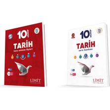 Limit 2025 10. Sınıf Tarih Kaf Konu + Soru Seti 2 Kitap Güncel Müfredat