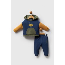 U.s. Polo Assn. Erkek Bebek 2'li Takım K.indigo - Hardal