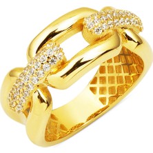 Zincir Model 14 Ayar Altın Yüzük