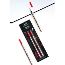 Matt Notebook 2'li Roller Kalem Refil Yedeği 0.7 mm Kırmızı R07