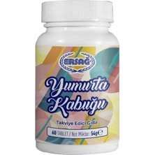 Ersağ Yumurta Kabuğu Tableti 60 Tablet Takviye Edici Gıda