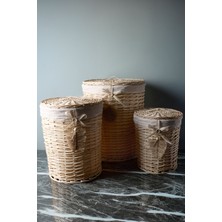 Salice Hasır 3'lü Çamaşır Sepeti