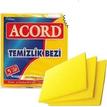 Temizlik Bezi 35X40 cm 3'lü Sarı ROYALEKS-NRX-F547