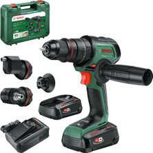 Bosch Advancedımpact 18V-80 Quicksnap 2 x 2,5 Ah Akülü Darbeli Matkap Set - 06039E2105