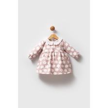 U.s. Polo Assn. Kız Bebek Pike Elbise Pudra