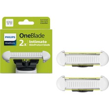 Philips Oneblade QP1924 Kasık ve Kişisel Vücut Bakım Seti Ikili Yedek Bıçağı