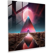 Popcas Pink Floyd Cam Tablo - Gelecekçi Albüm Birleşimi
