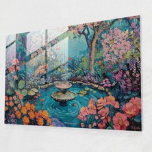 Popcas Rokoko Tarzı Boyama Canlı Cam Sanatı - Rokoko Tarzı Boyama Ev Dekorasyonu Duvar Dekorasyonu