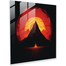 Popcas Yüzüklerin Efendisi Cam Tablo - Ev Dekorasyonu Modern Sanat