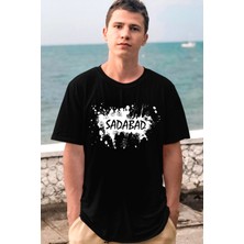 Sadabad Siyah Kısa Kollu Erkek T-Shirt