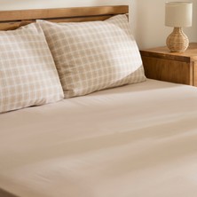 Sarah Anderson Lena Çift Kişilik Çarşaf Takımı Bej