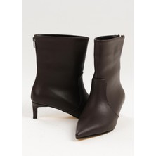 Mio Gusto Kahverengi Kadın Ince Topuklu Bot