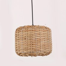 Mylamp Rose  Rattan Avize 26X20 cm