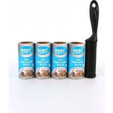 Galerıyo Tüy Toplama 1 Adet Rulo + 4 Yedek Rulo