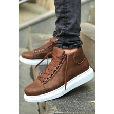 Derije Erkek Bağcıklı Bot Taba/beyaz MN258