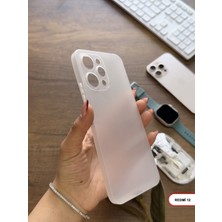 Redmi 12 Uyumlu Süper Ince Mat Ultra Thin Silikon Kılıf