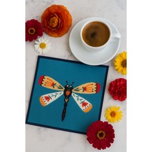 Evdek 2’li Dijital Baskılı Nakış Detaylı Kokteyl Peçete Ds8