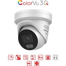 HIKVISION DS-2CD2347G3-LIS2UY/SL - 4M ColorVu + Smart Hybrid Turret Network Kamera Live Gaurd WDR