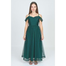 Dilina Kız Çocuk Şifon Abiye M00747