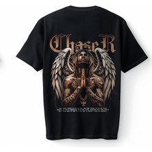 Bumeta Chaser Dark Angel Streetwear Oversize Unisex Tişört T-Shirt
